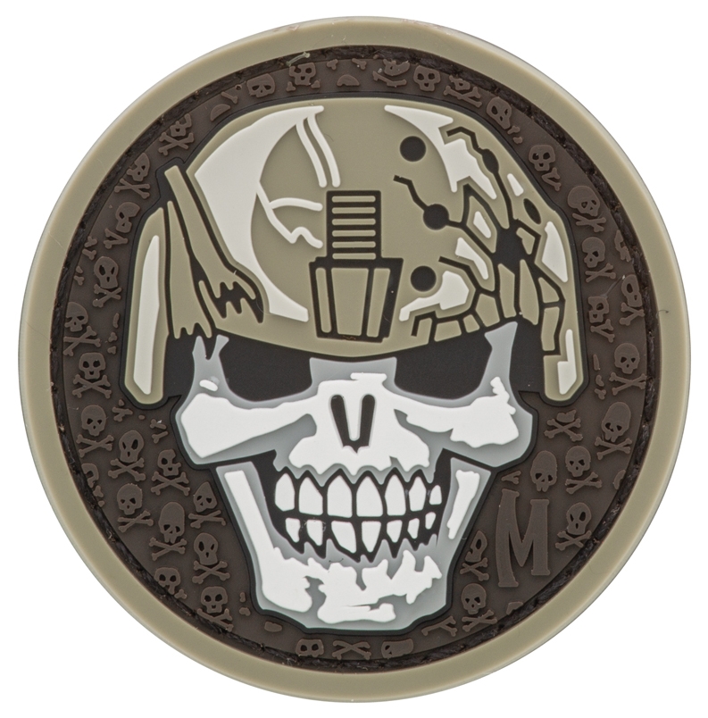 Maxpedition Rubber Patch SOLDIER SKULL Arid